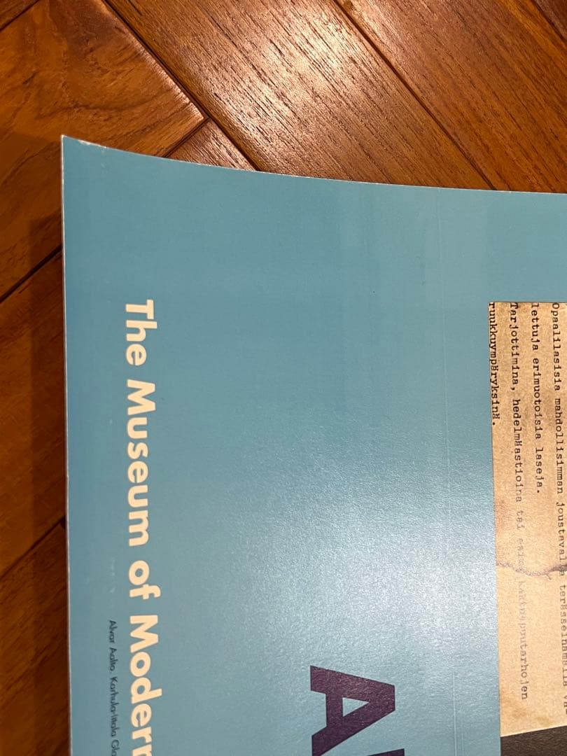 Alvar Aalto展ポスター　MOMA