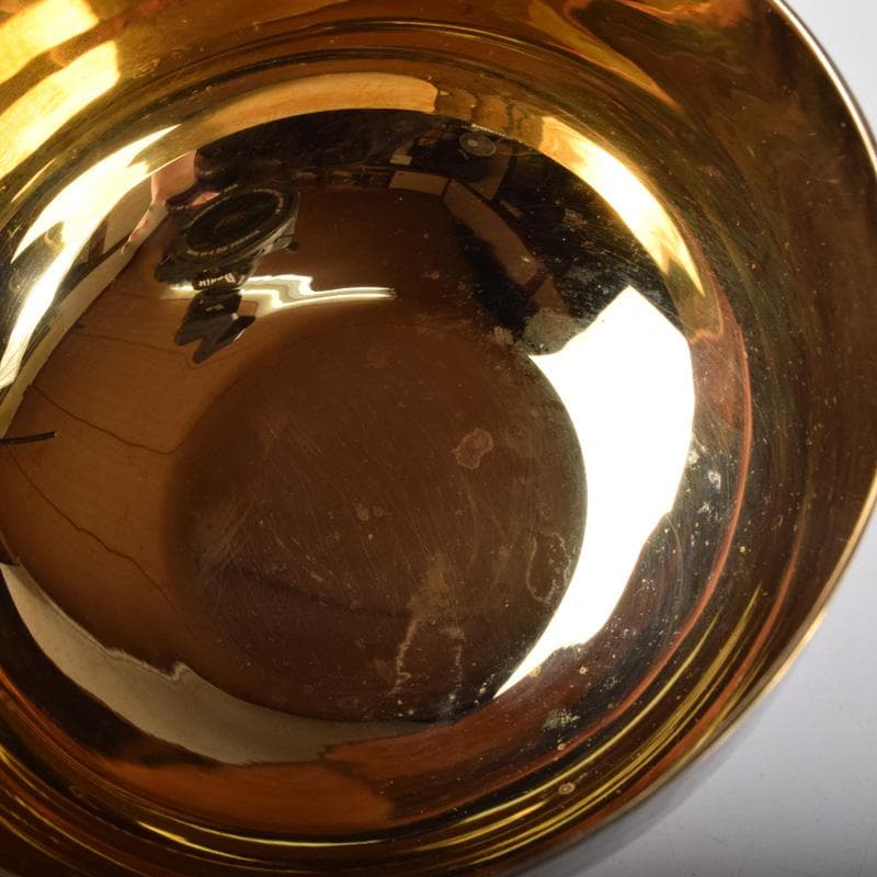 縁起物　銀製　鎚目　碗　124g　N　7483