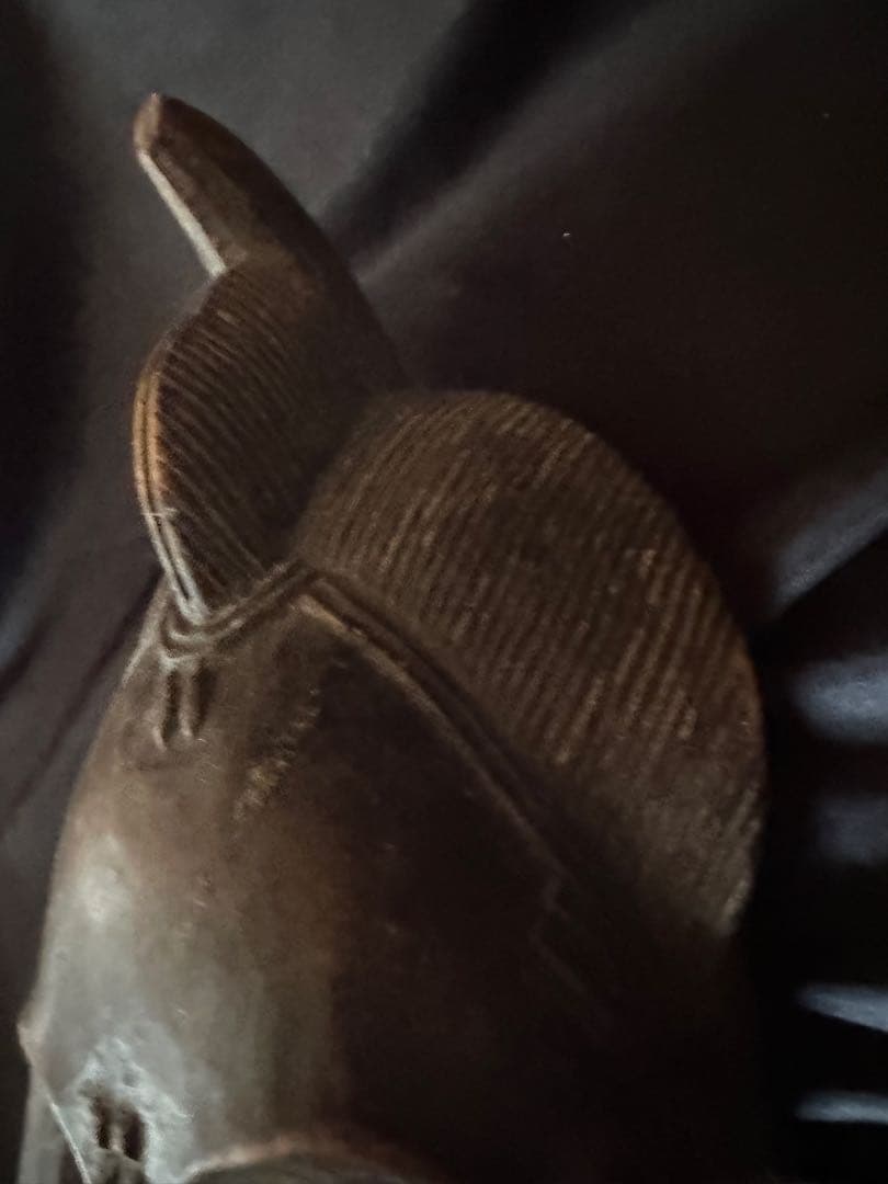 アフリカ コートジボワール バウレ族 木製 仮面／アンティーク