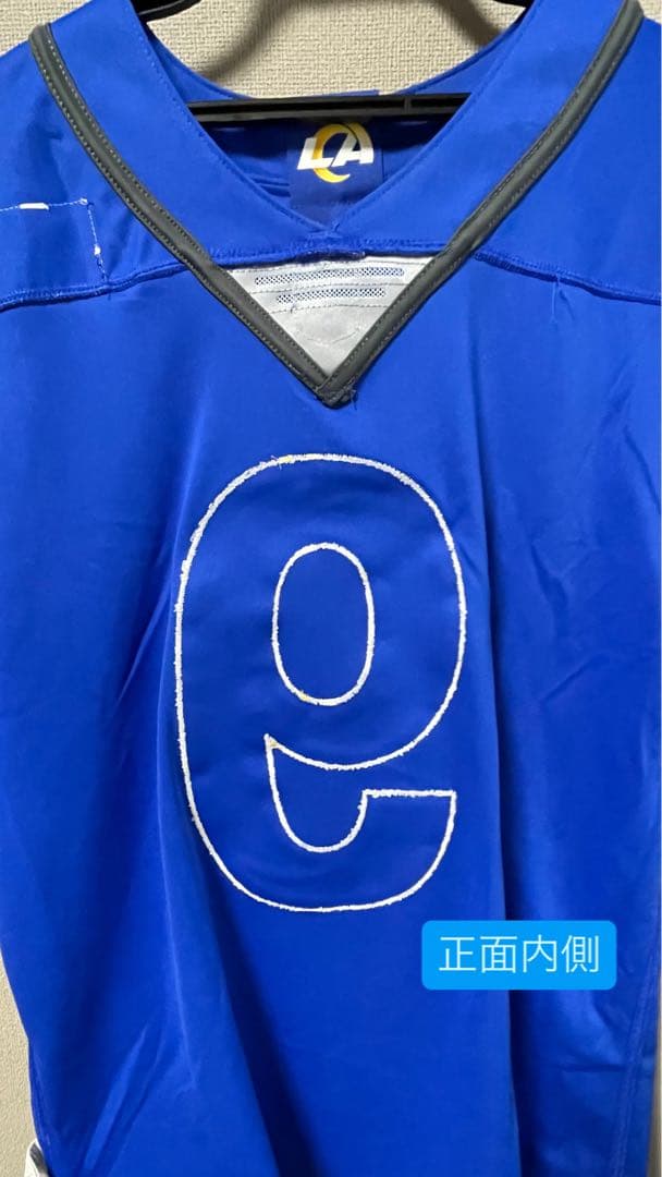 【1品限定】 ロサンゼルス・ラムズ 9ユニフォームMサイズ(日本サイズL)