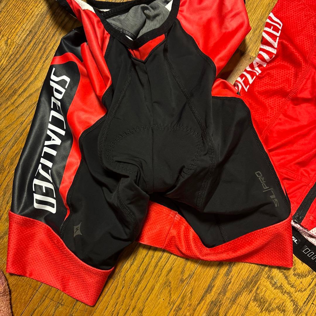 SPECIALIZED サイクルジャージ ビブショーツ Mサイズ　上下セット