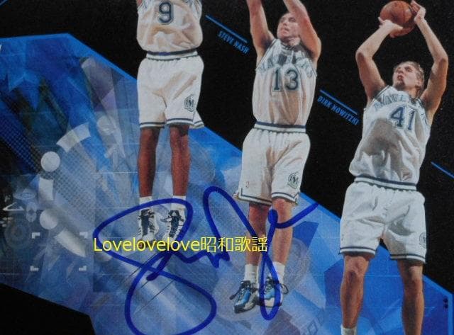 ❤️NBAスーパースターお宝超レア直筆サイン❤️永久欠番スティーブ・ナッシュ選手