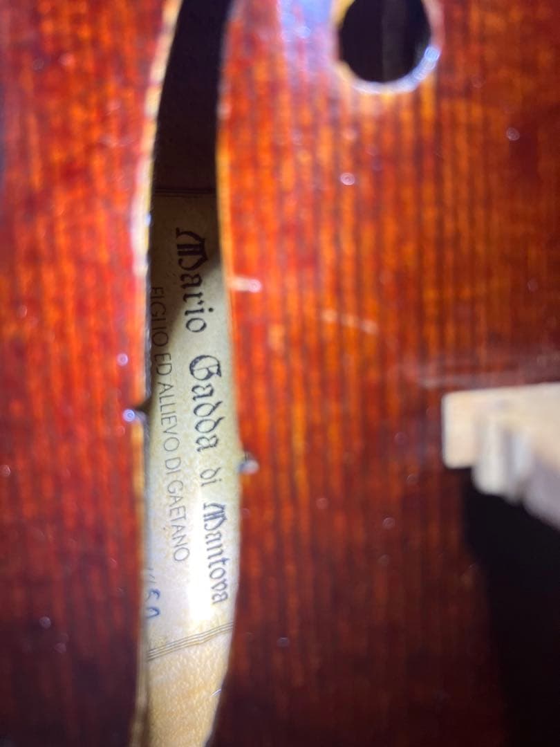 真贋不明、MarioGadda anno1950マリオガッダ4/4バイオリン
