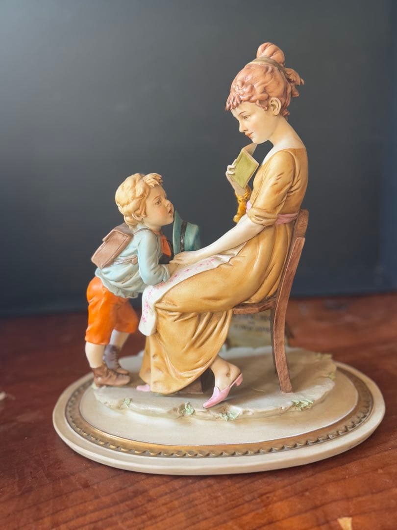 【伊Luigi Giorgio Benacchio】 陶器製の母子像@タグ付き