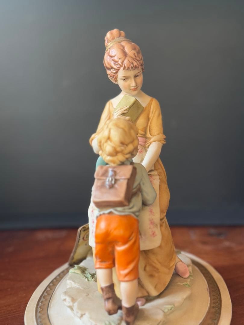 【伊Luigi Giorgio Benacchio】 陶器製の母子像@タグ付き