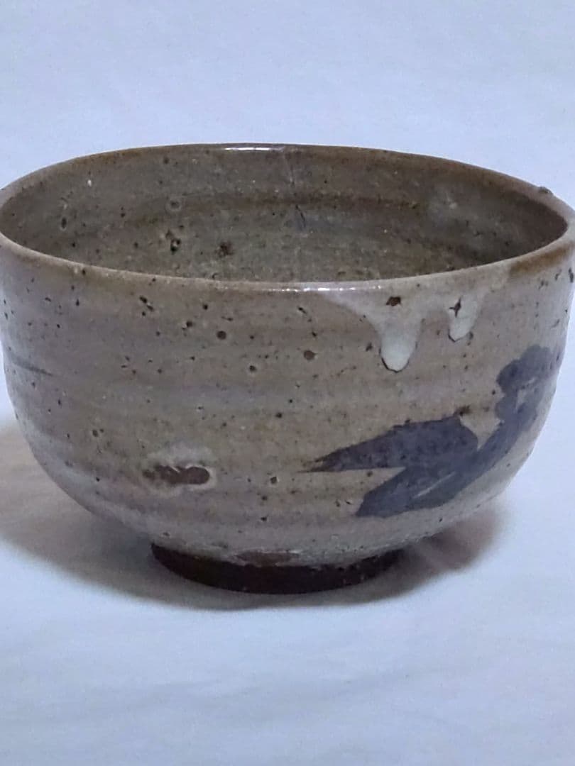 【茶道具】古唐津　絵唐津　抹茶碗