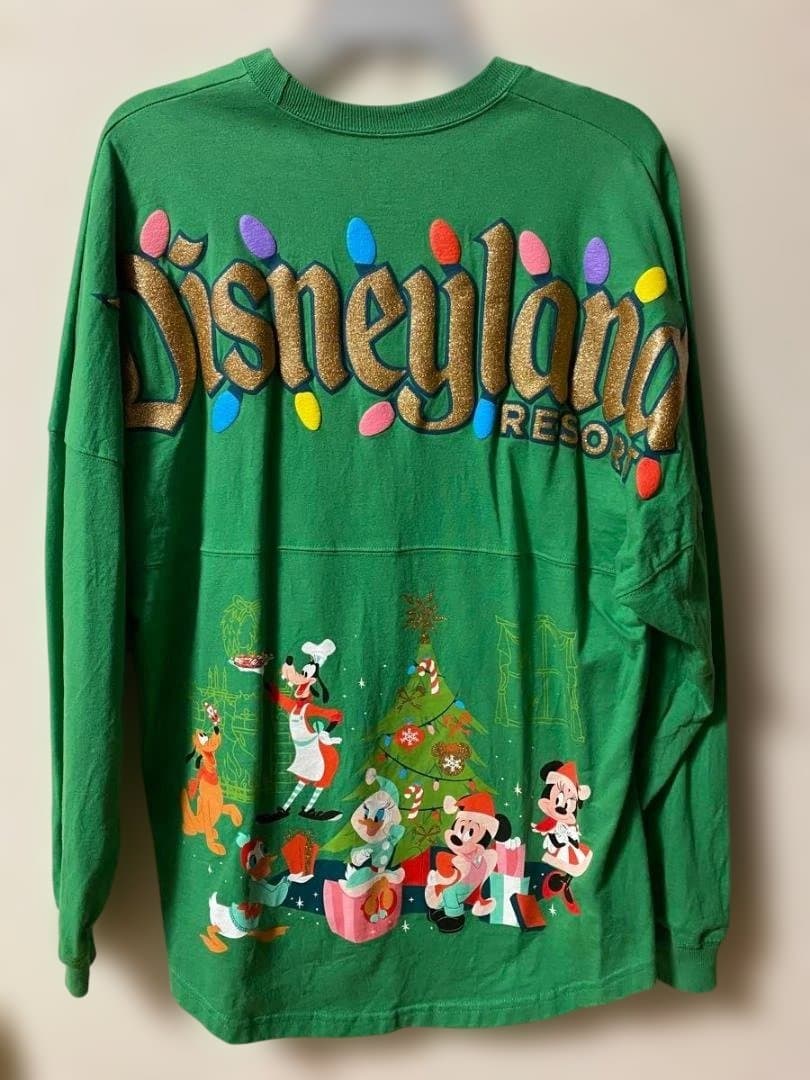 DLR スピリットジャージー クリスマス ミッキー＆フレンズ グリーン