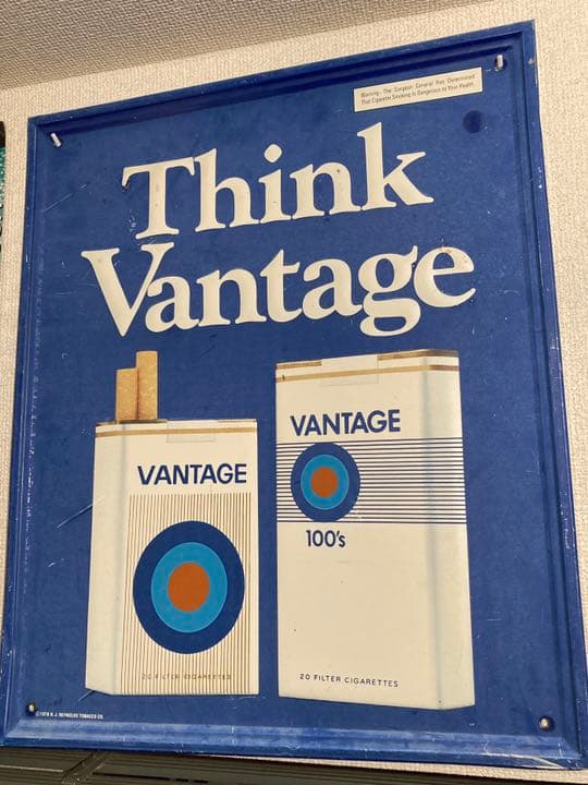 VANTAGE 1978 ヴィンテージ看板