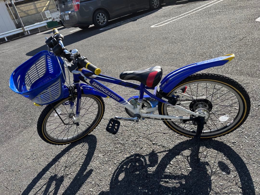 ブリヂストン　キッズ　自転車　20インチ　クロスファイアージュニア　青