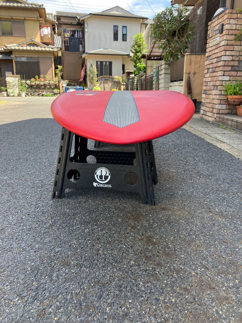 higesan サーフボード8’0フィート（レット＆ホワイトツートン）