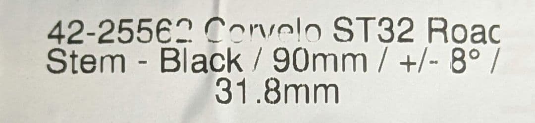 cervelo サーヴェロ ST32 ロードステム 90mm