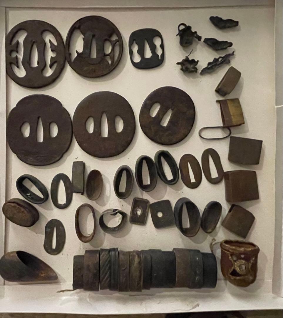 日本刀　武具　鍔 6枚　その他おまとめセット