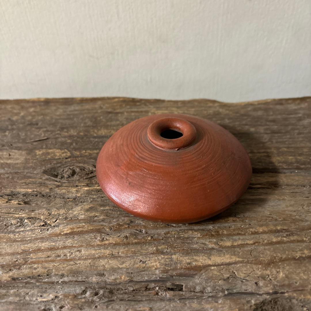 備前油壷　江戸幕末〜明治　小壺 花器 民藝 アンティーク　検:白洲正子　李朝