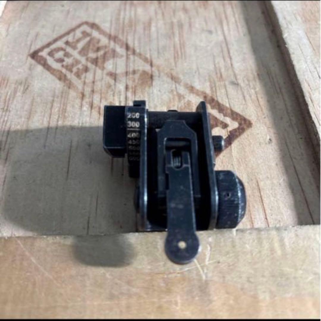 米軍実物　MATECH BUIS 600M M4 M16バックアップリアサイト④