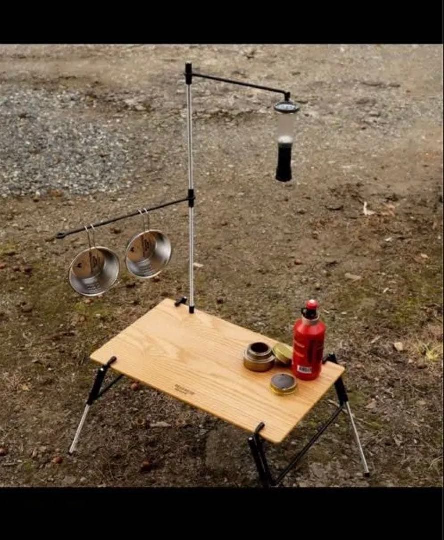 折りたたみ式木製アウトドアテーブル