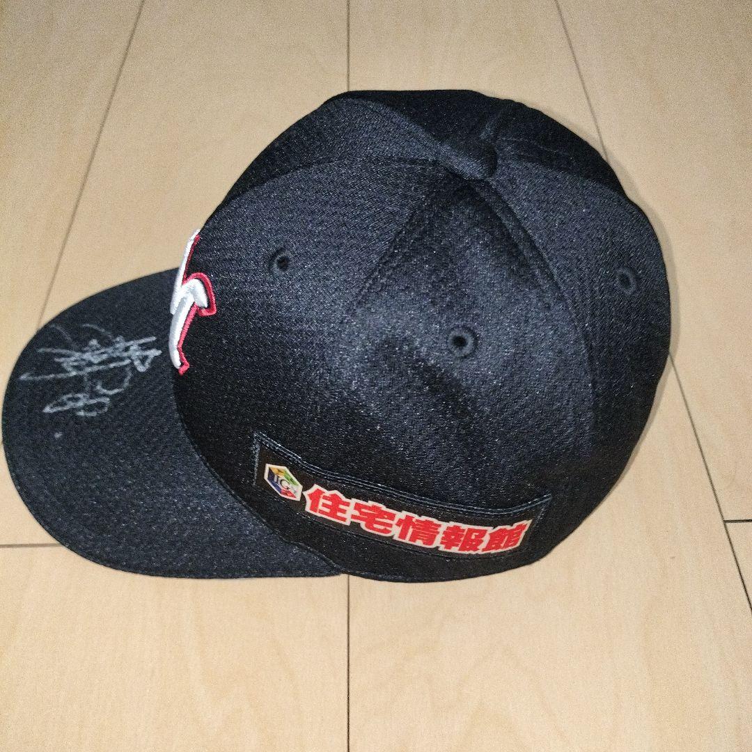 千葉ロッテマリーンズ 選手支給品キャップ 8中村奨吾 直筆サイン
