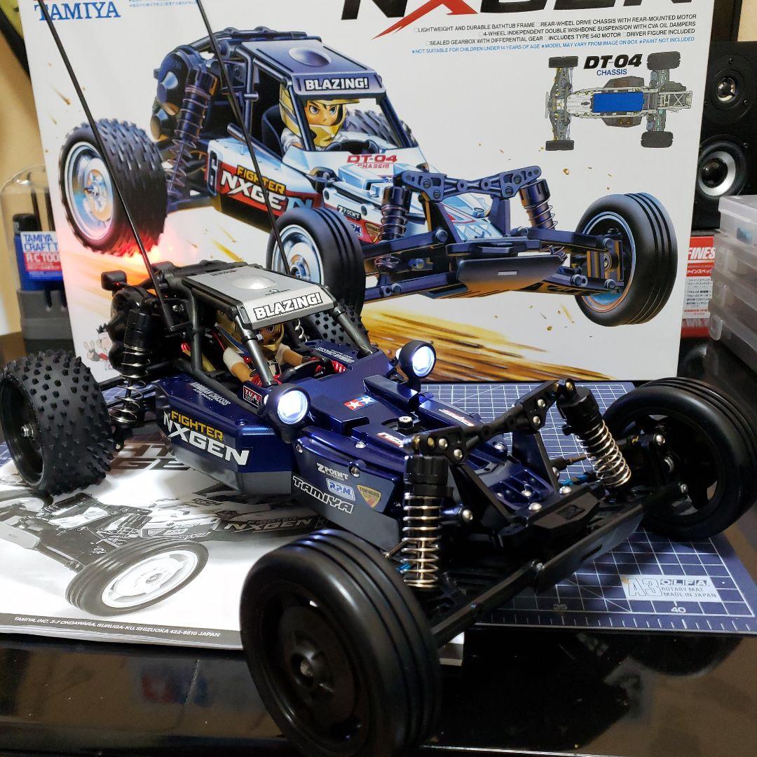 タミヤ DT04 ファイターネクスジェン カスタム サーボ付き、メカレス