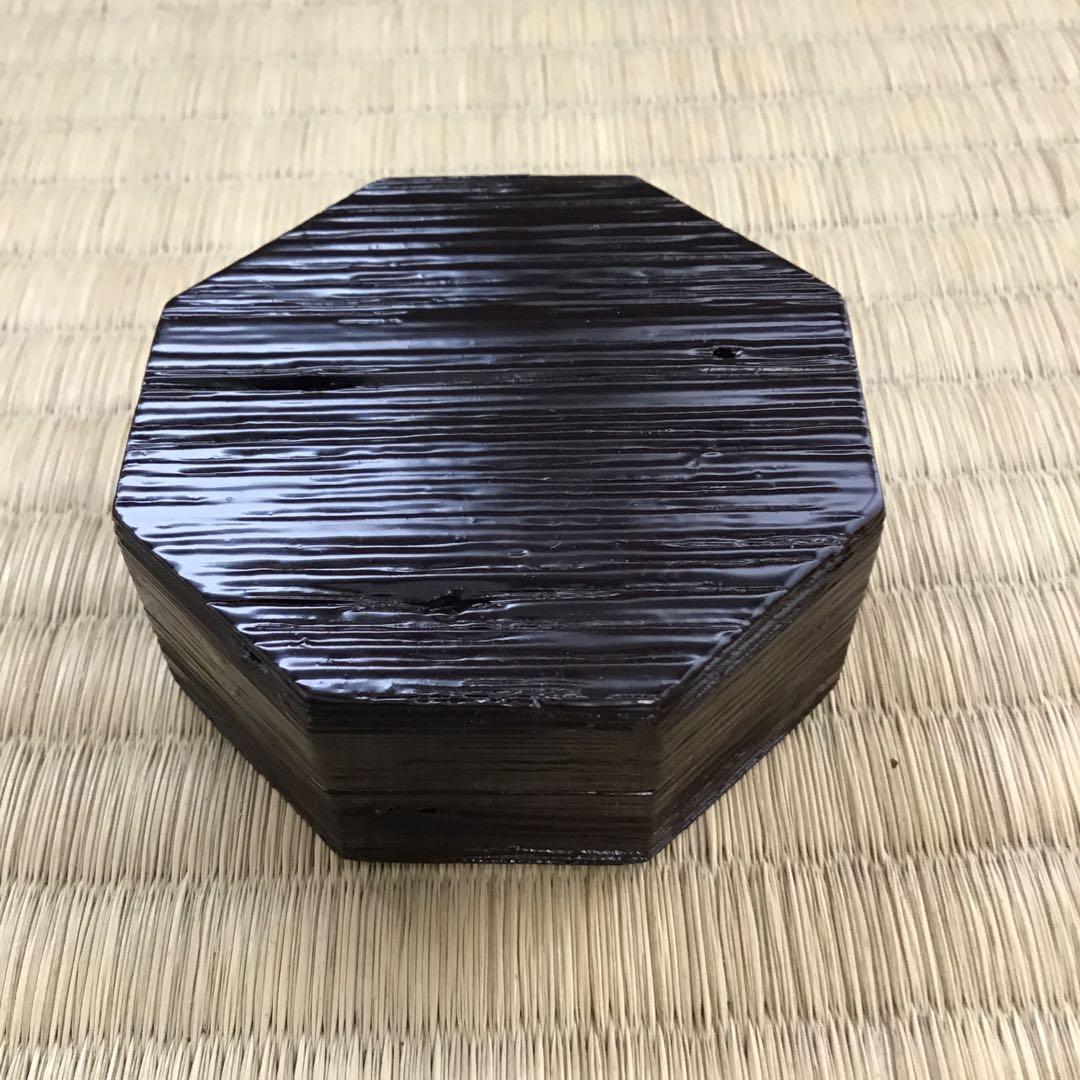 茶道具　八角香合　国宝茶室待庵古材使用　不賢斎　浦辻賢ニ造　栞　共箱　S91KG