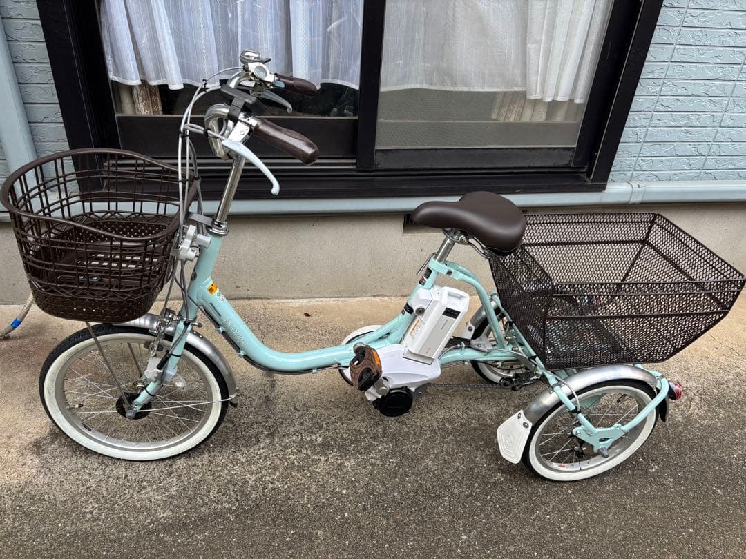 [ malumalu]ブリヂストン　アシスタワゴン電動アシスト三輪車