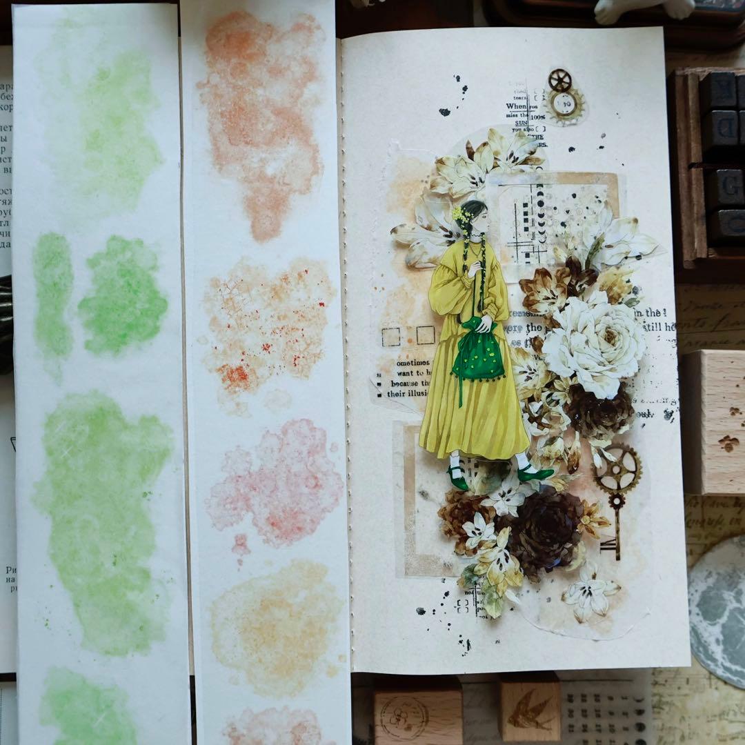 壹洱原创《晕染集》海外マスキングテープ　マステ 【2356】