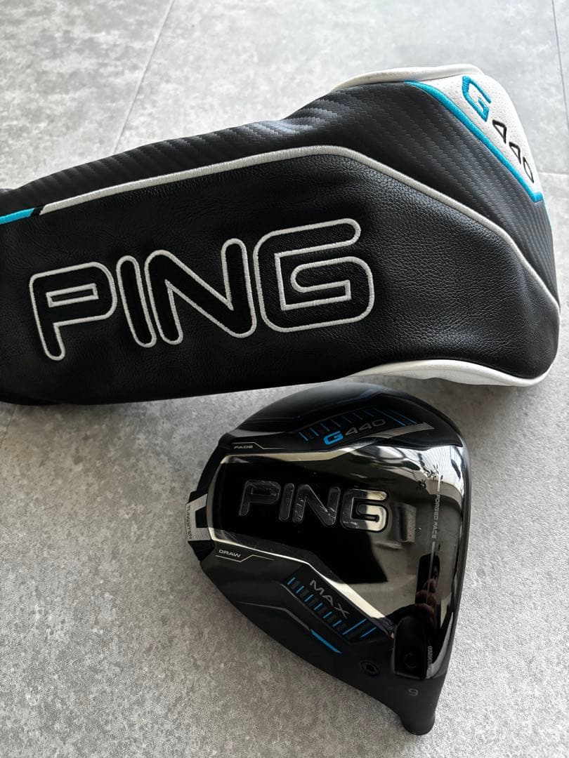【美品】PING G440 MAX ドライバー 9°度（ヘッドカバー付き）
