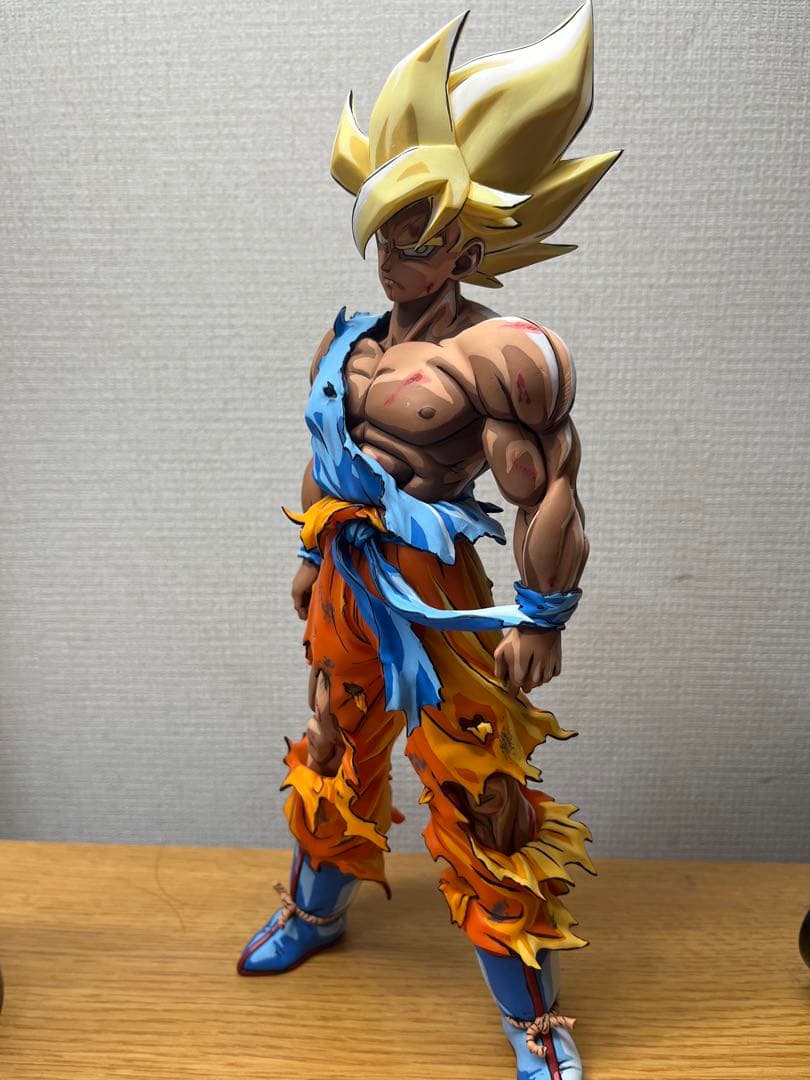 や*彡様 ドラゴンボールフィギュア 伝説の超サイヤ人 孫悟空 リペイント漫画色
