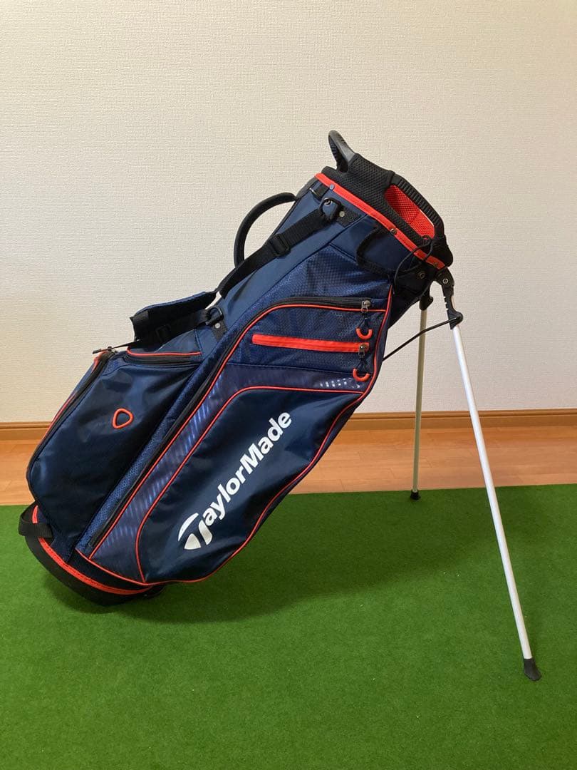 TaylorMade スタンドバッグ ネイビー/オレンジ
