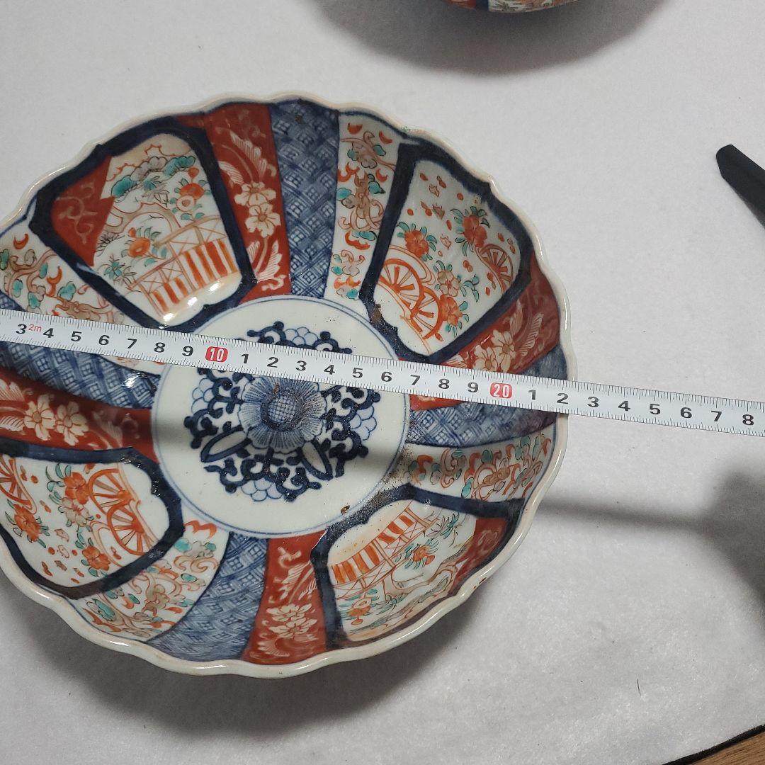 伊万里色絵鉢2客