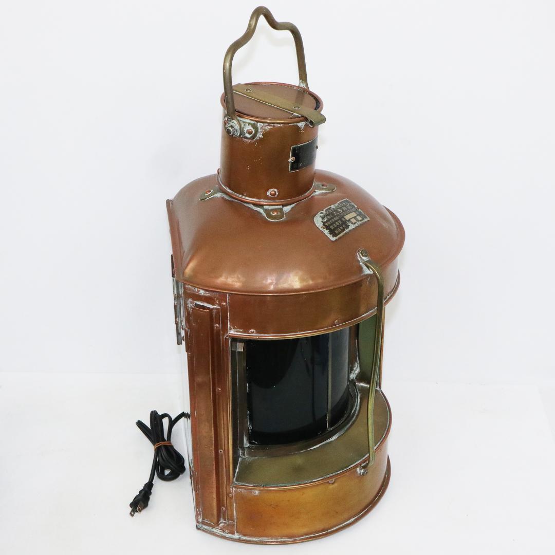 本多商店 甲種舷燈 SIDE LIGHT マリンランプ アンティーク 昭和13年