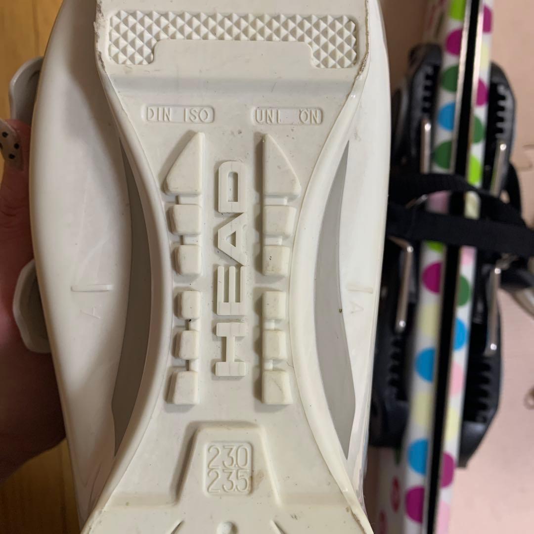 ROXY ドット柄 ショートスキー ファンスキー88 ブーツセット23〜23.5