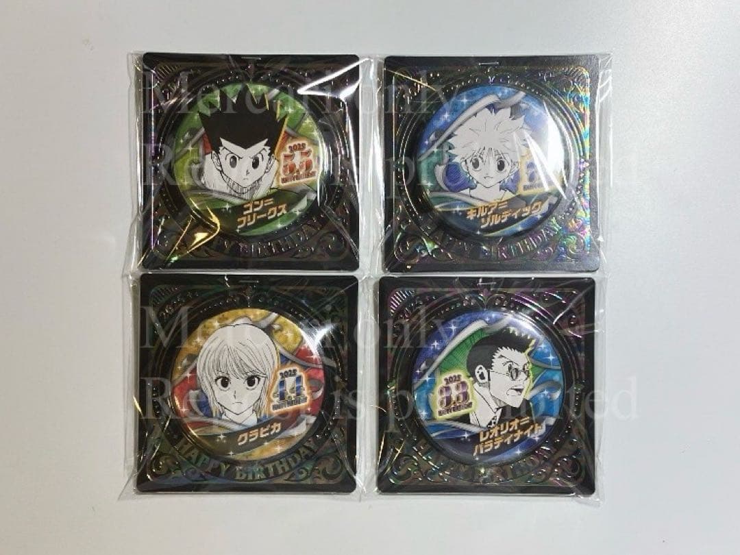 26点セット 缶バッジ バースデー 2019年〜2025年 ハンターハンター
