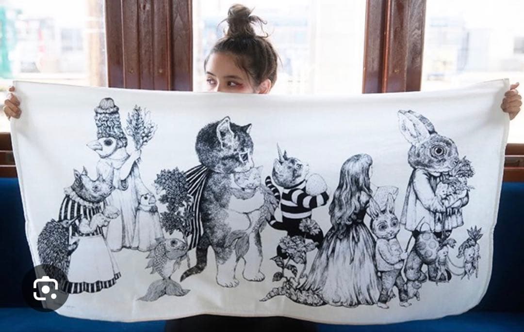 ヒグチユウコ　ボリス雑貨店　バスタオル　パレード