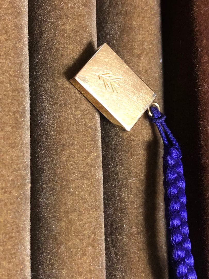 唯一無二 レトロ K18おみくじ根付け