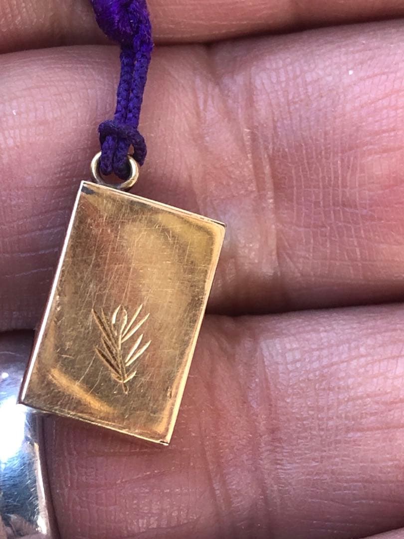 唯一無二 レトロ K18おみくじ根付け