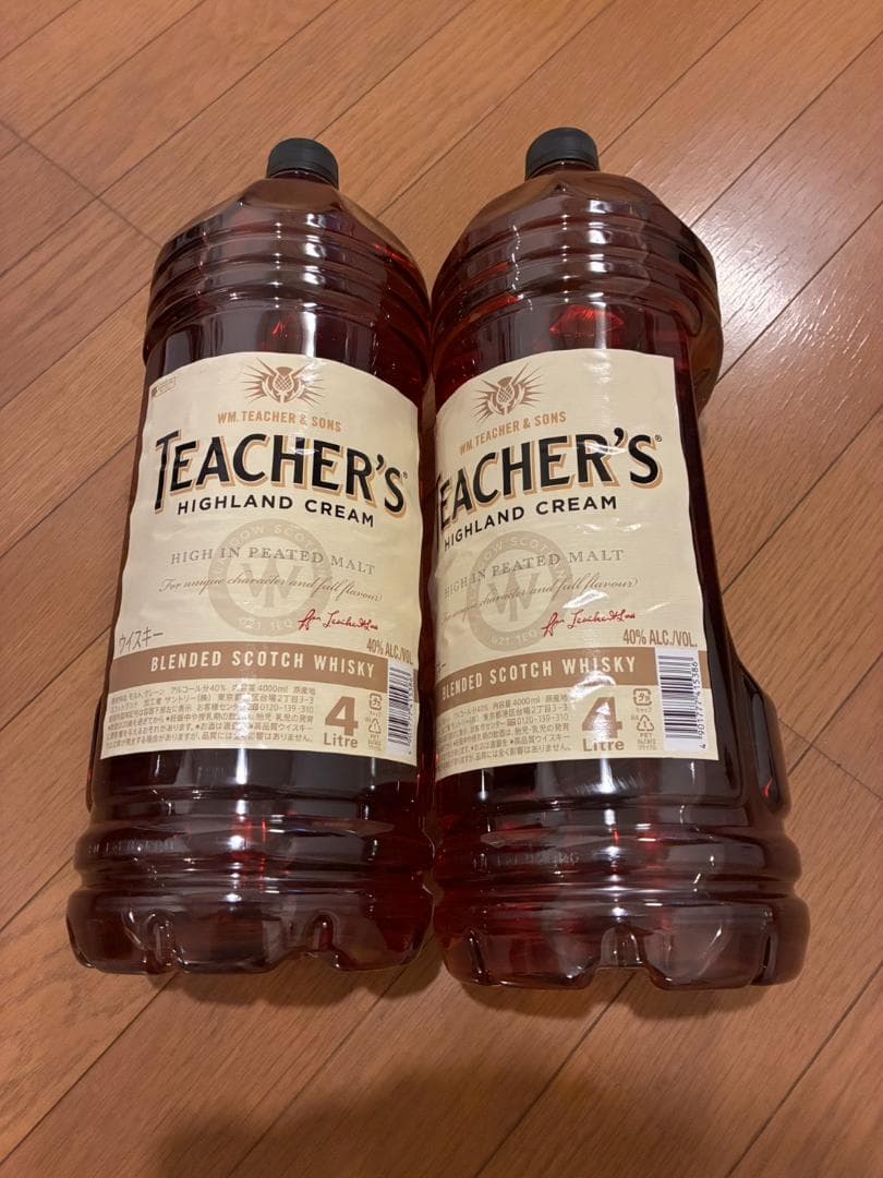 TEACHER'S(ティーチャーズ) ハイランドクリーム 4000ml　２本