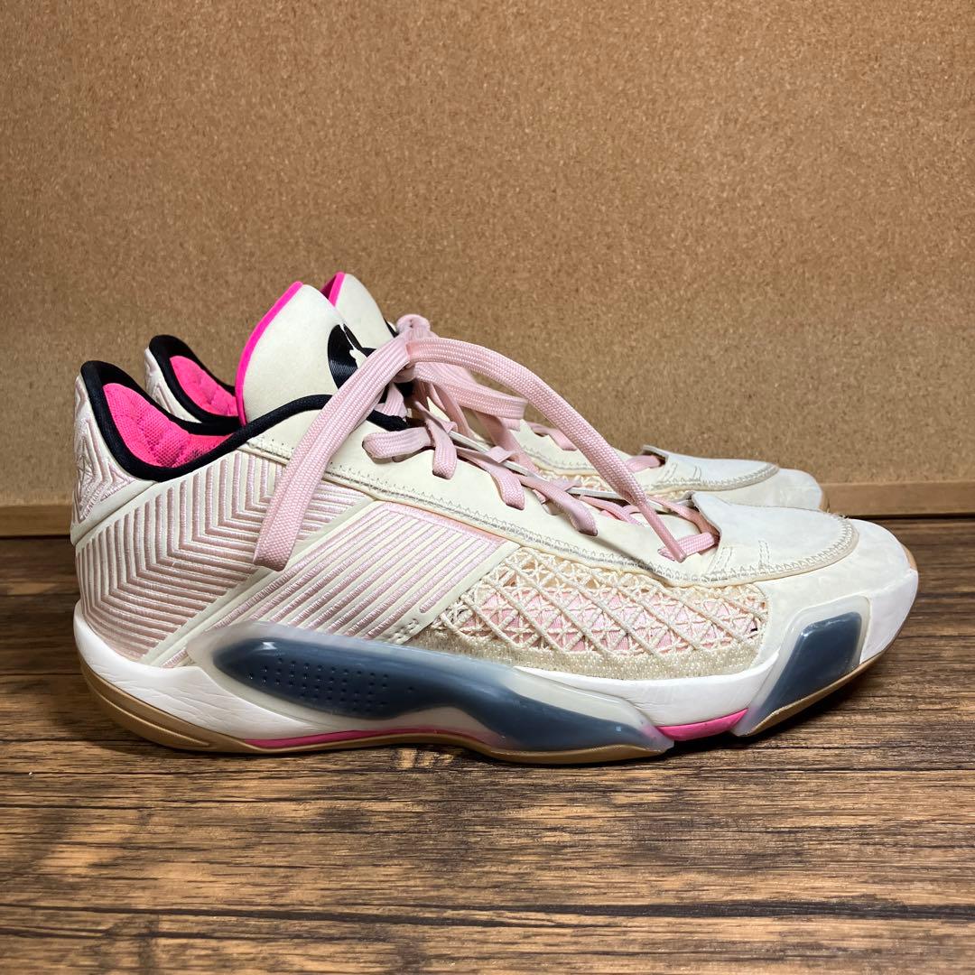 （K26091）ナイキ エアジョーダン38 ロー \"ココナッツミルク\" 26㎝