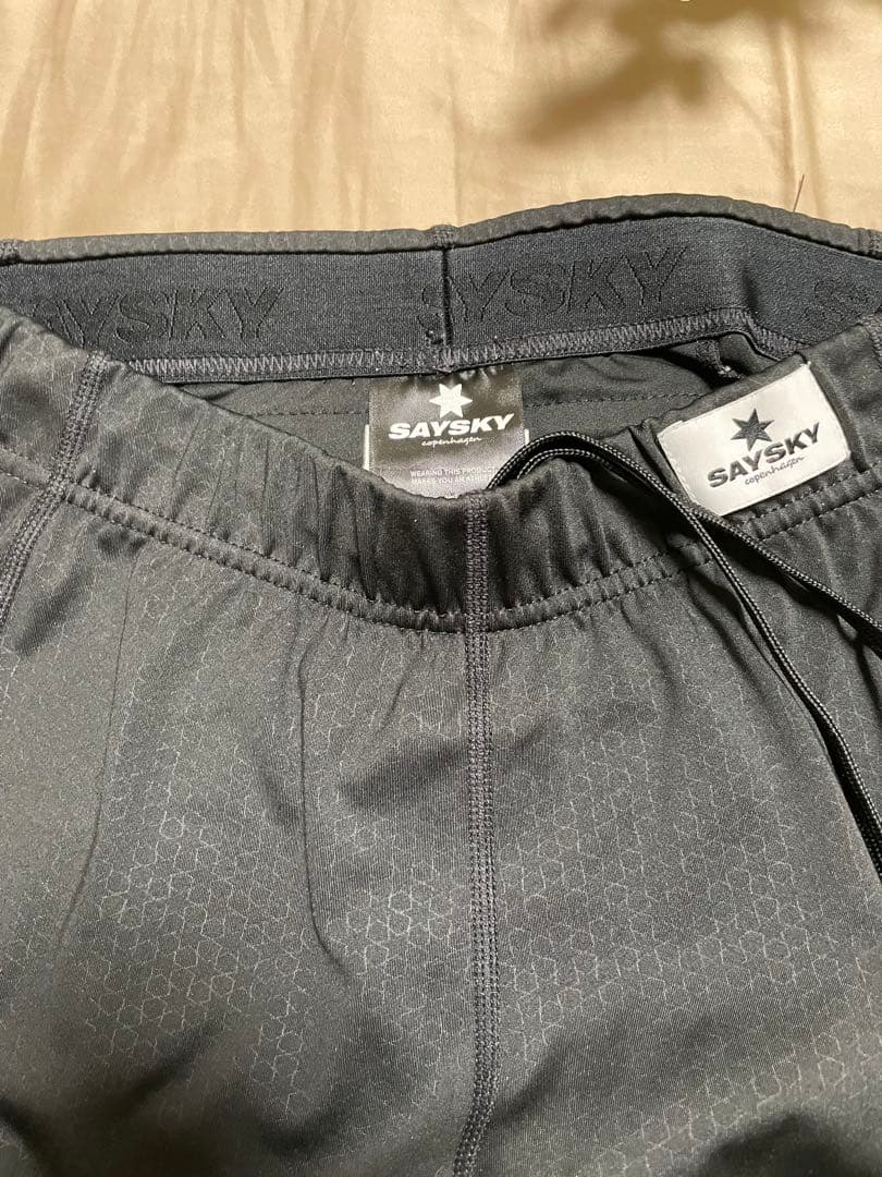 美品 SAYSKY メッシュショートパンツ ブラックXSサイズ