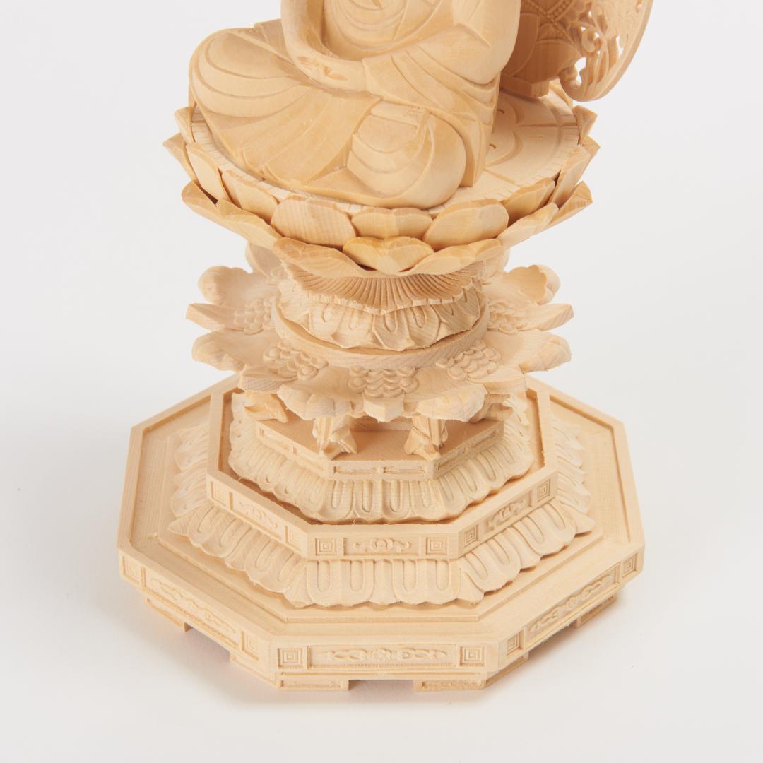 桧　２.５寸　阿弥陀如来　仏像 #048