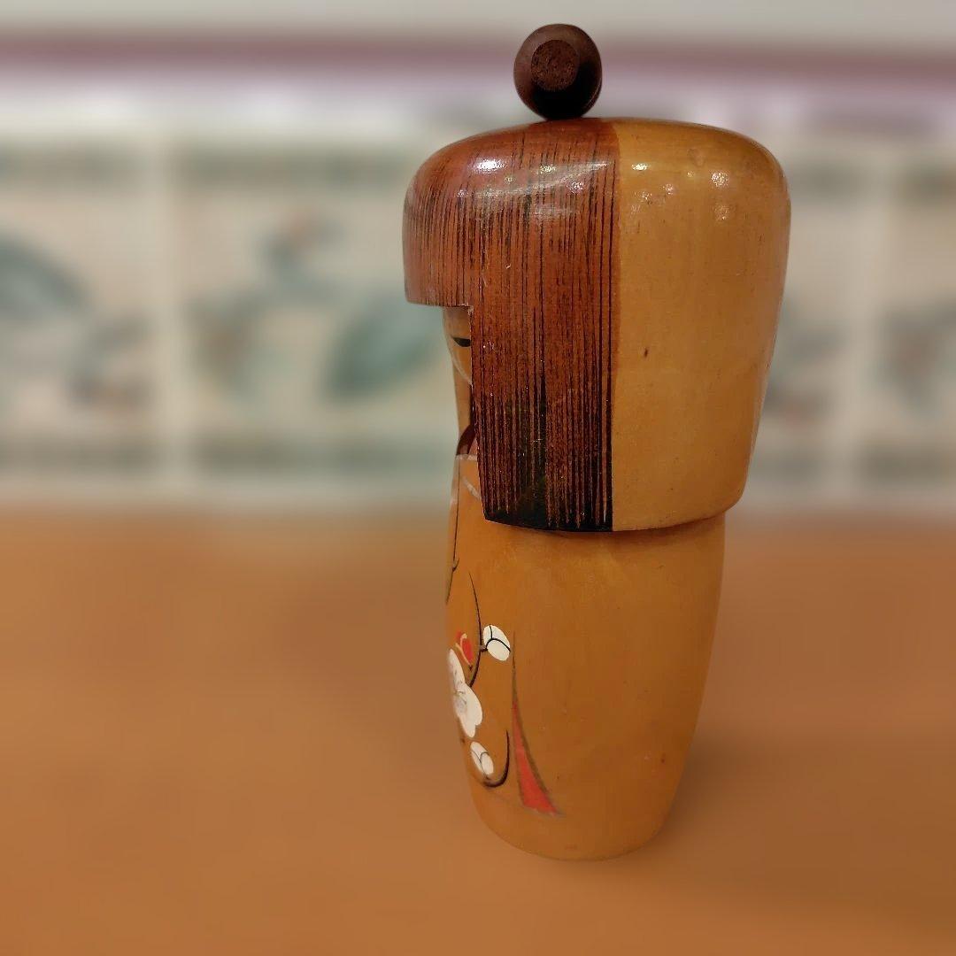 田中虎杖ナチュラルウッドのこけし人形