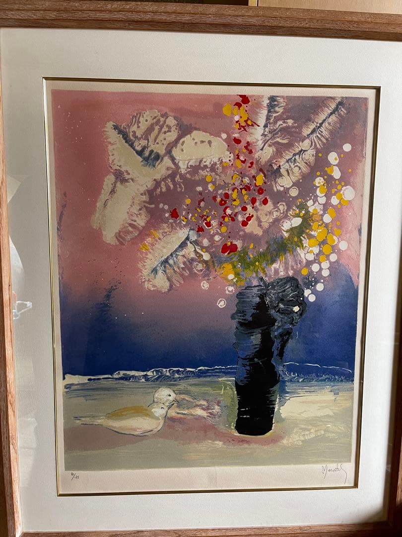 マークエステルさん　絵画　花