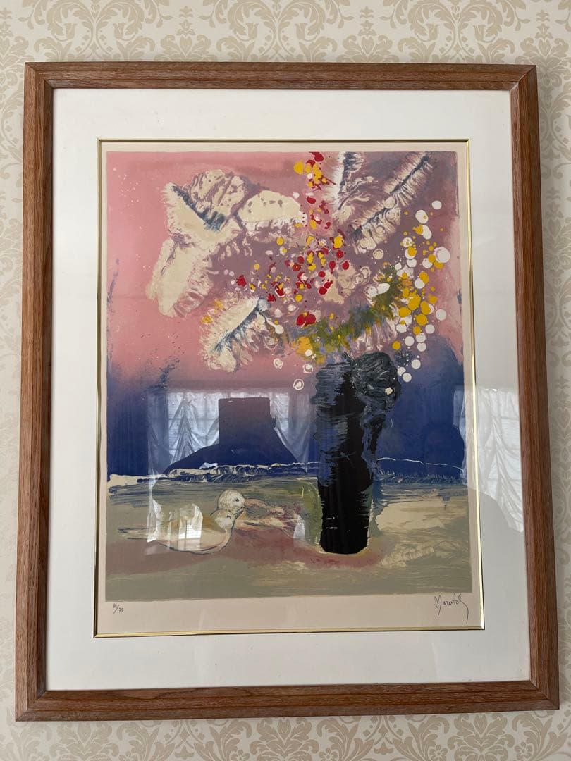 マークエステルさん　絵画　花