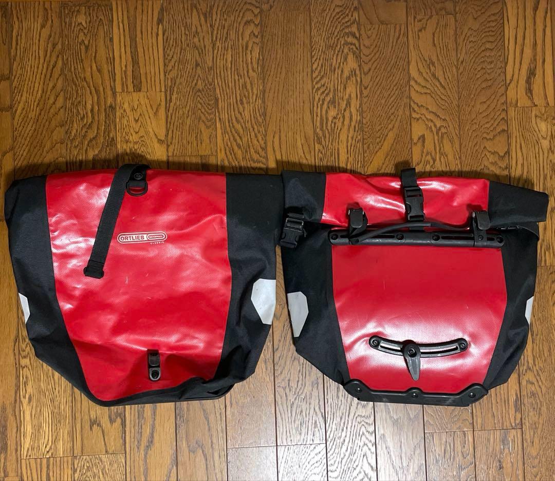 ORTLIEB オルトリーブ バックローラー クラシックQL21 ペア レッド