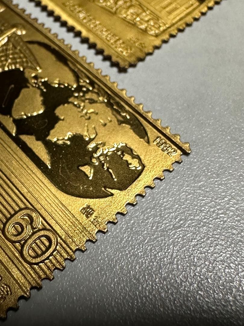 希少　松本徽章工業　純金　金属工芸品　2枚セット5.20g 純金/純銅