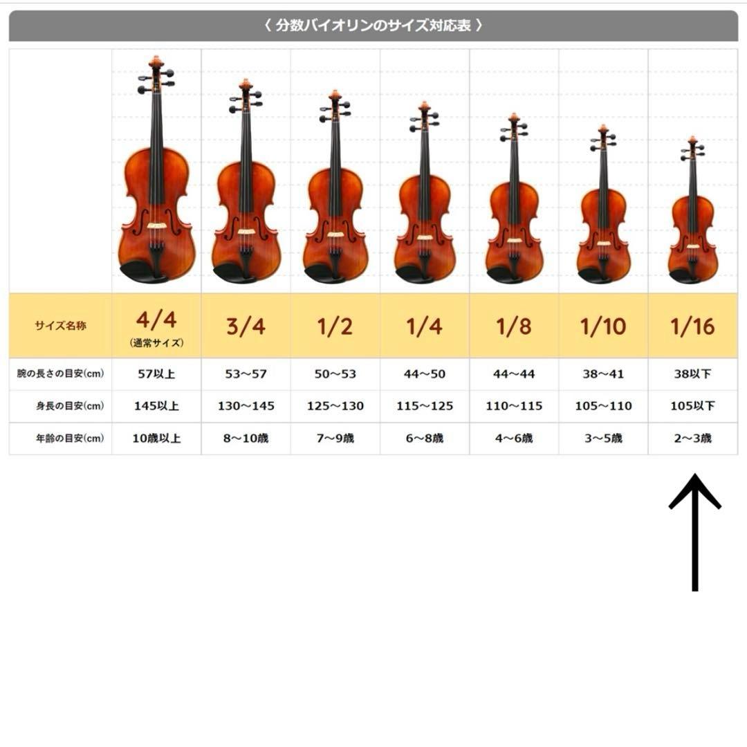 カルロジョルダーノヴァイオリンセット　VS-1 1/16 幼児初心者　バイオリン