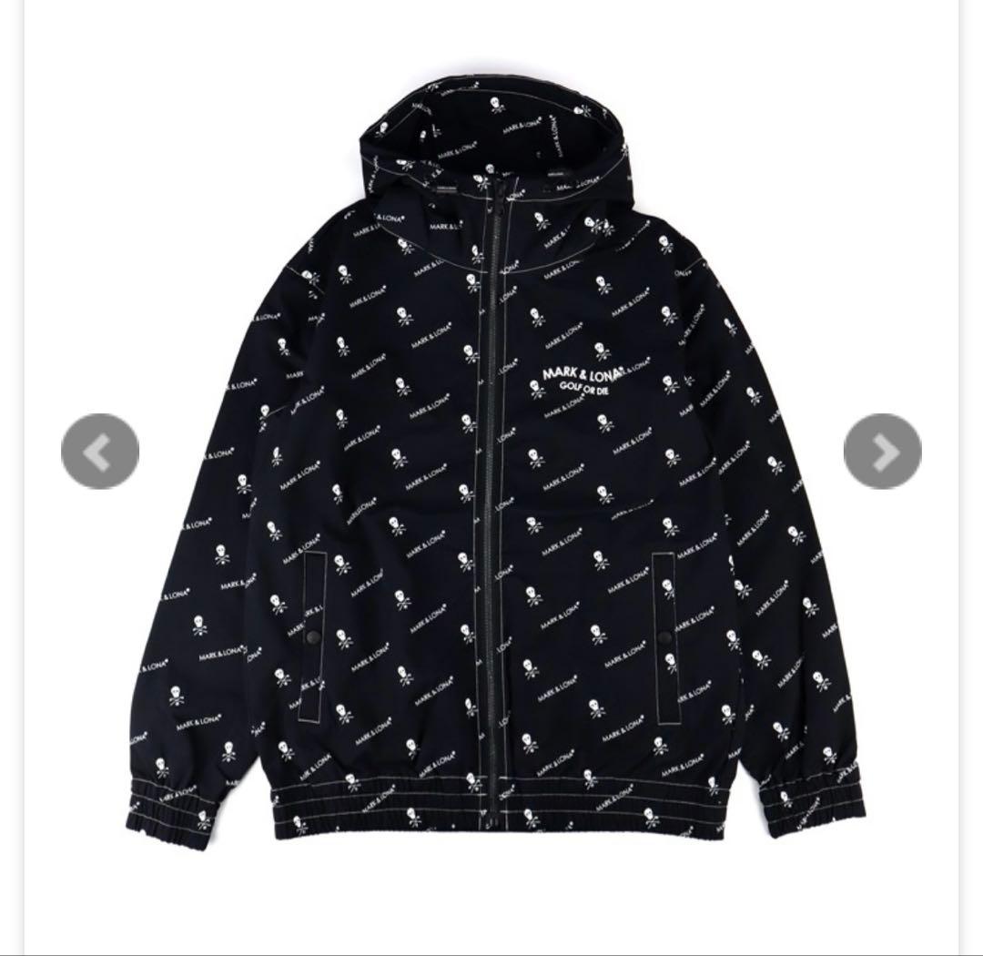 【23AW】MARK&LONA オーバーサイズフーディー ブラック