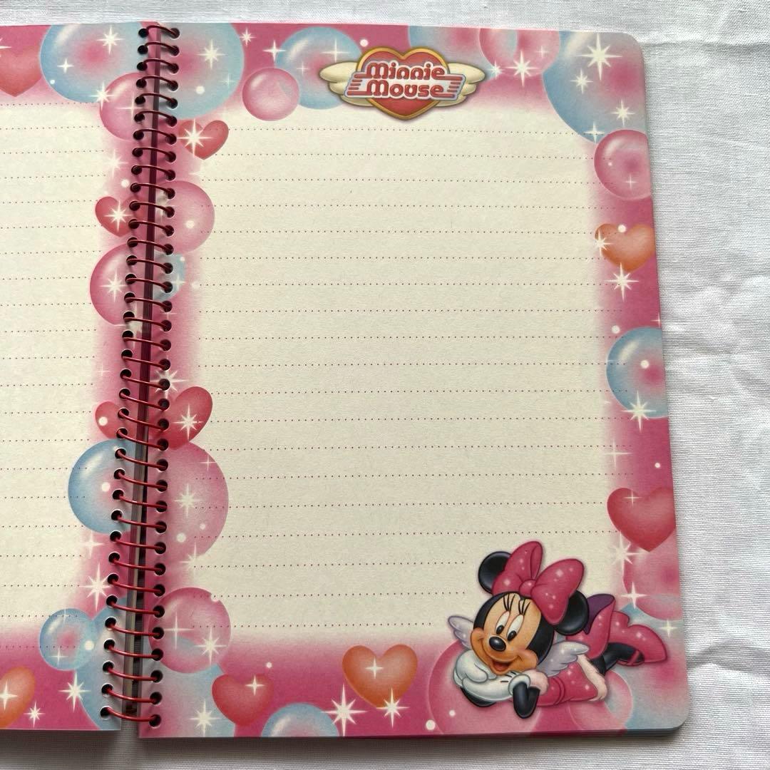 希少❤️ミニーマウス ノート スパイラルバインディング ピンク　ディズニー