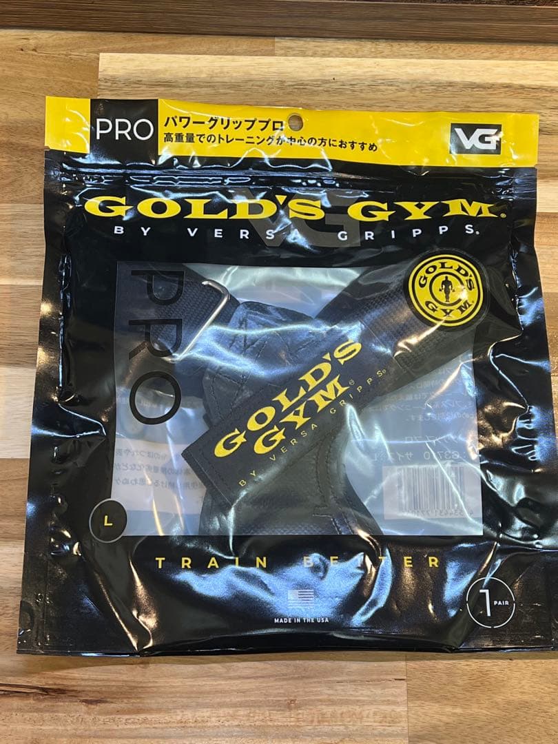 【週末限定値下げ】GOLD'S GYM PRO パワーグリップ L