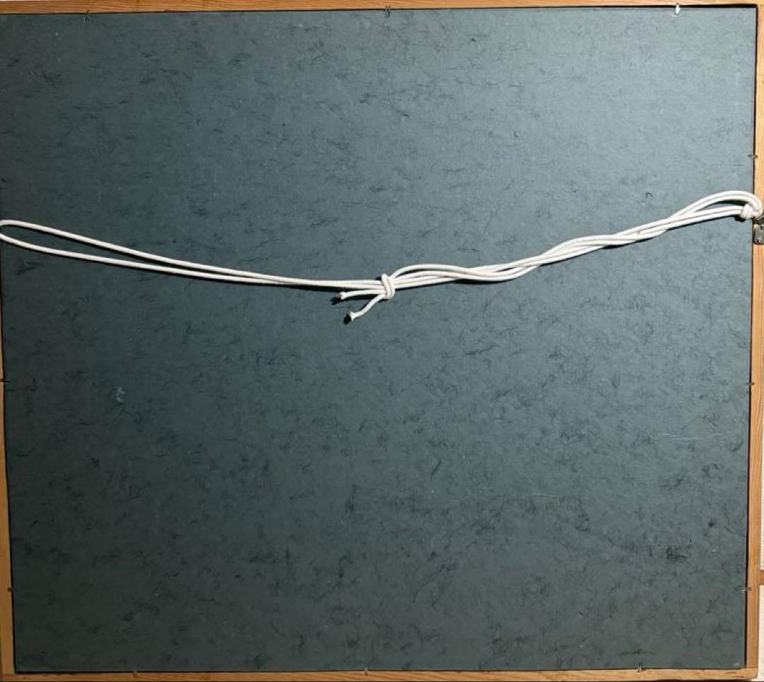 肉筆風景　四季山水【無三】直筆印あり