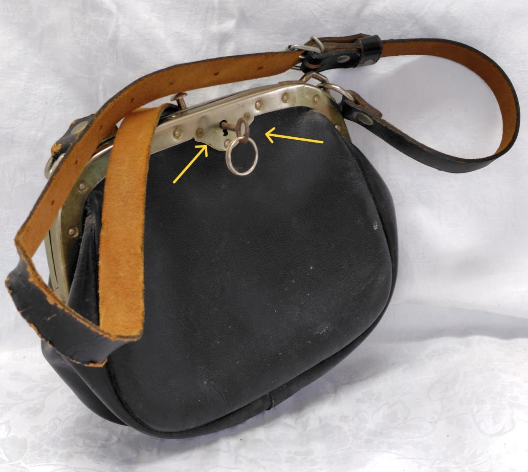 ドイツ製　列車車掌　ショルダーバッグ　レトロ　カッコいい