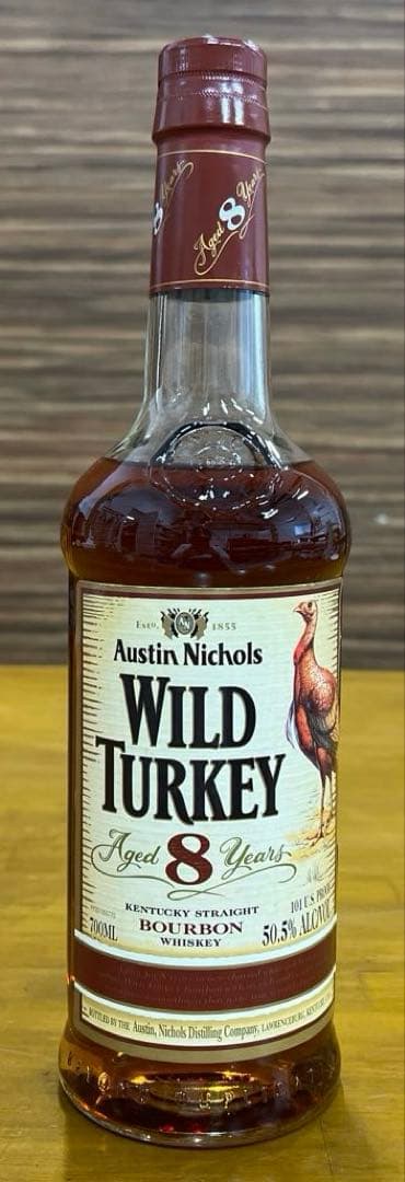【旧ボトル】 ワイルドターキー 8年　バーボン ウイスキー　50.5%　未開栓